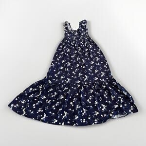 Love Ady Womens Navy Floral Pattern Sleeveless Fit Flare Dress Size S SMALL USA